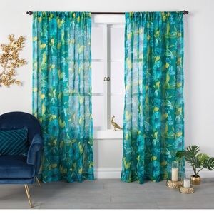 Opalhouse floral sheer curtains
